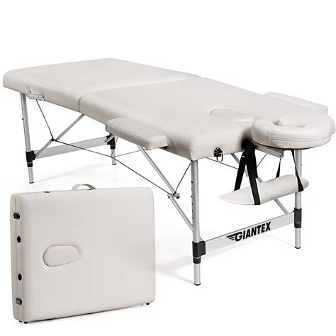 buy giantex 84 massage table professional portable lash bed 2 folding lightweight massage bed