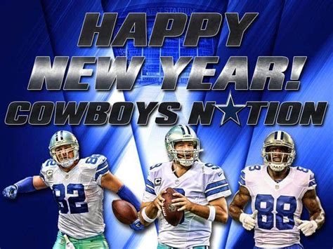 Happy New Year Dallas Cowboys Dallas Cowboys Football Cowboys Football