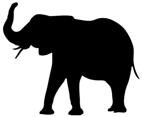 Elephant Black And White Clipart Free Download On Clipartmag