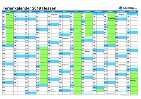 Ferien Hessen 2019, 2020 Ferienkalender mit Schulferien | Ferien