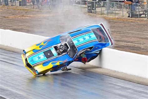 Check Out This Wild Funny Car Crash At The 2019 March Meet Hot Rod