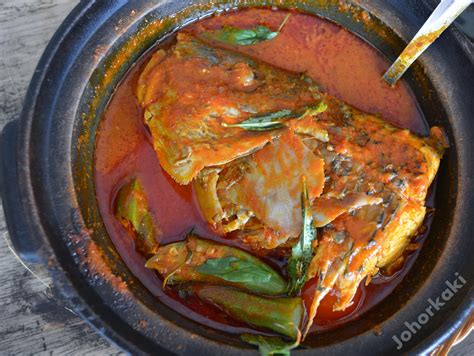Asam pedas believed comes from minangkabau cuisine of west sumatra. Asam Pedas Johor Asli at Restoran Anisofea in Johor Bahru ...