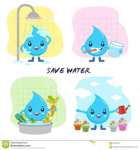 10 Dibujos Del Ahorro Del Agua