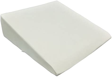 Everyday Essentials Foam Wedge Bed Support Pillow With Memory Foam Top