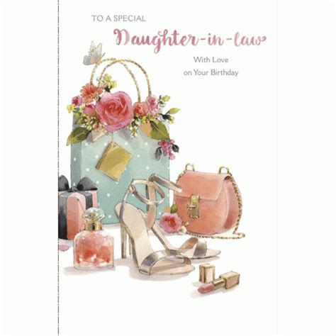To A Special Daughter In Law Happy Birthday Greeting Card