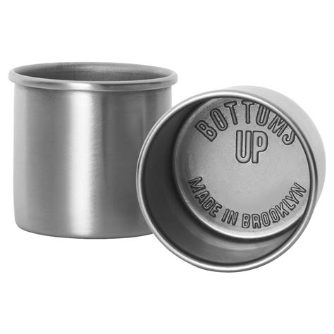 Bottoms Up Stainless Steel Shot Glasses The Green Head