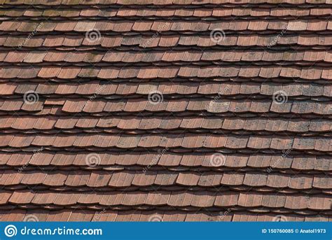 Texture Of Old And Dirty Roof Tiles Stock Image Image Of Brick