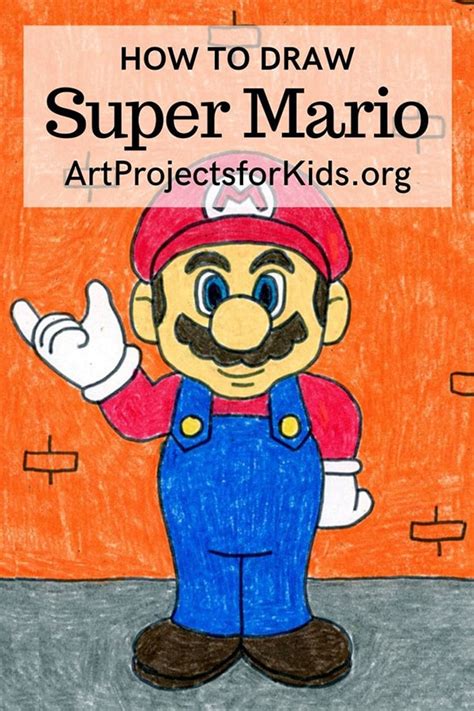 Straightforward Tips On How To Draw Mario Tutorial And Mario Coloring