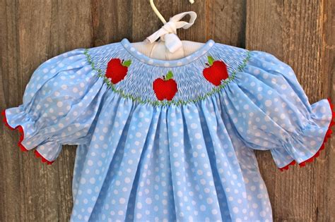 Smocked Apple Dress Would Be So Darling For A First Day Of Kindergarten