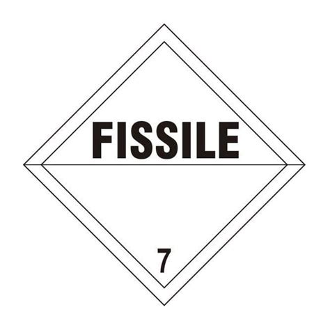 Fissile Level 7 SAV Label RSIS