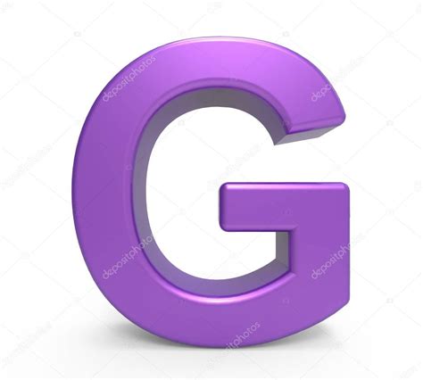 Purple Letter G 3d Purple Letter G — Stock Photo © Kchungtw 129757670