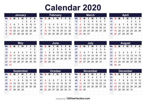You can place this free printable calendar on your wall, on your fridge, or near your desk to help you stay organized. Free Printable Calendar With Week Numbers 2020 | 2021 ...