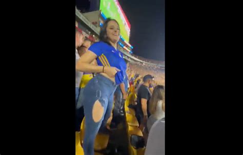 Viral Video Soccer Fan Flashes Her Boobs To Entire Stadium During Celebration Nsfw Breaking