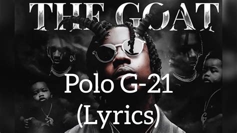 Polo G 21 Lyrics YouTube