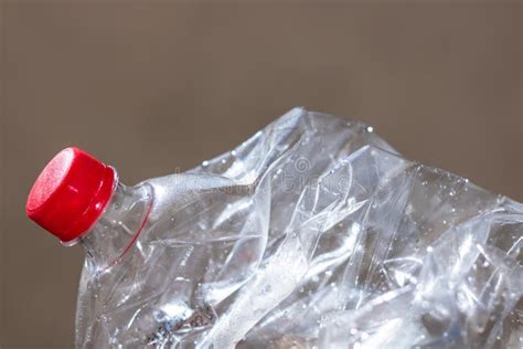 Smashed Empty Plastic Water Bottle On White Background Stock Photo Image Of Thirst