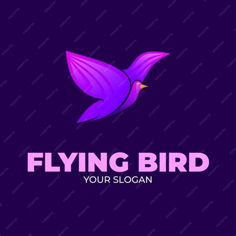 Premium Vector Flying Bird Logo Template