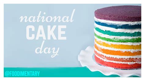 November 26th Is National Cake Day Foodimentary National Food Holidays