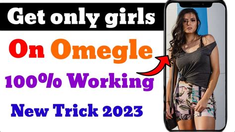 How To Get Only Girls On Omegle Chat 2023 100 Working Trick 💖 Omegle Adarshuc Youtube