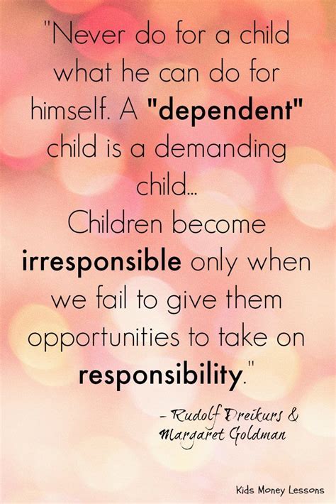 Responsibility Quotes For Kids Shortquotescc