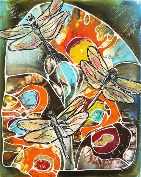 Dragonfly Art Print Abstract Contemporary Style Modern Wall Art