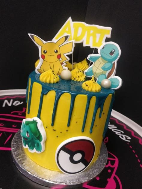 Drip Cakes De Pokemon Nosonmagdalenassoncupcakes