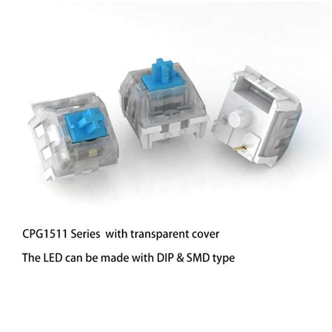 China Keyboard Dip Key Push Switches With Transparent Cover Factory
