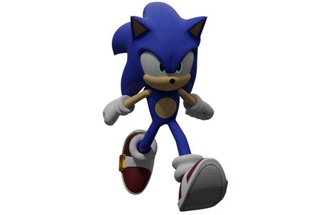 Sonic Rigged 3d Model In Fantasy 3dexport