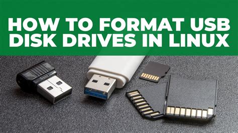 How To Format Usb Disk Drives In Ubuntu Linux Youtube