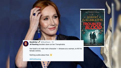 Jk Rowling Faces Flak For Transphobia Again After New Novel Features Transvestite Serial Killer