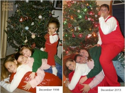 35 Most Adorably Awkward Childhood Photo Recreations