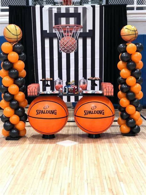 Pin By Flora Holland On Basketball Sports Themed Birthday Party Basketball Themed Birthday