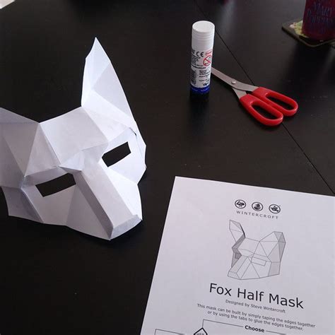 13free Papercraft Mask Template Discountnfljersey1