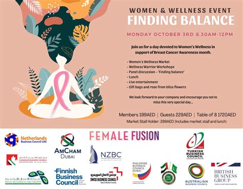 Women And Wellness Event Finding Balance Norwegian Business Council Dubai