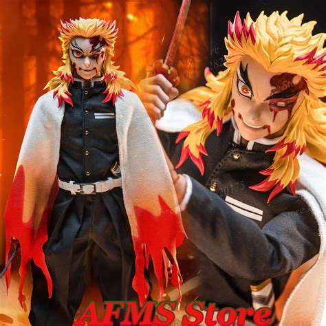 Soosootoys Sc 001 1 6 Rengoku Kyoujuro Soldier Demon Slayer Anime Flame
