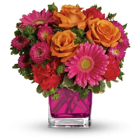 Telefloras Turn Up The Pink Bouquet In Bronx Ny Columbia Florist Inc