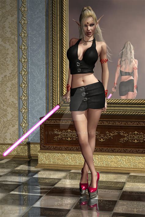 Sexy Fantasy Devil Vamp Light Elf Lightsaber 40 By Evinessa On Deviantart