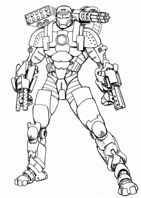 Hulkbuster iron man coloring sheet. Free Printable Iron Man Coloring Pages For Kids - Best ...