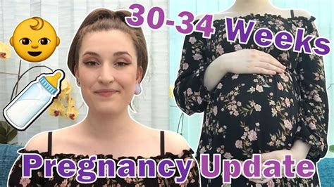 30 34 Weeks Pregnancy Update Thetarative Youtube