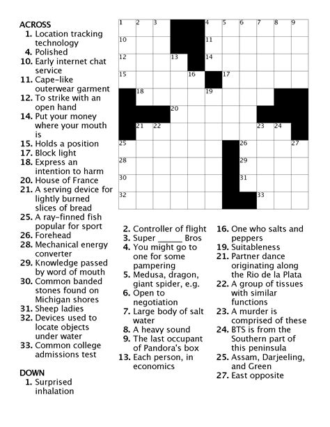 Crossword 6 | Ann Arbor District Library