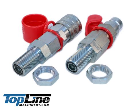 Buy Tl Orfs Thread Flat Face Quick Connect Hydraulic Coupler
