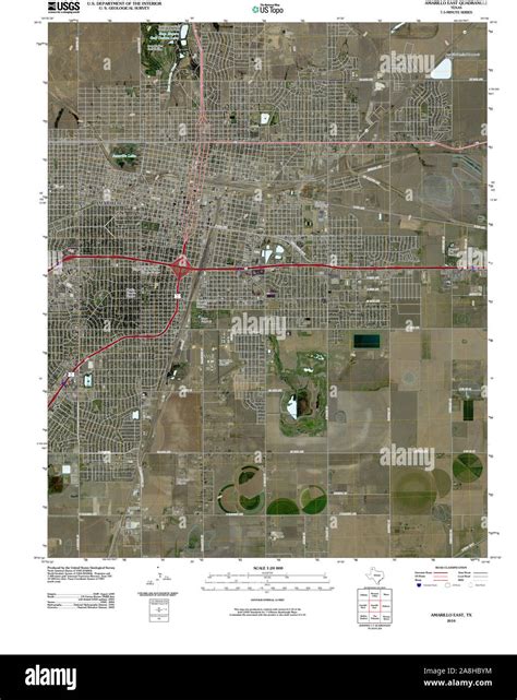 Map Of Amarillo Hi Res Stock Photography And Images Alamy