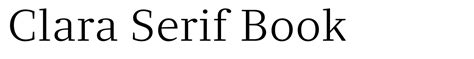Clara Serif Book Font Webfont And Desktop Myfonts