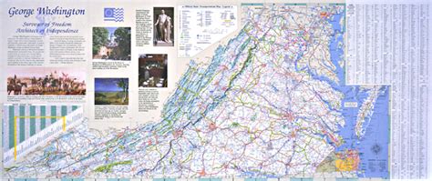 Virginia Official State Transportation Map 1998