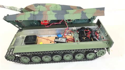 Heng Long 116 Rc Nato Leopard 2a6 Bb Tank With All Metal Chassis