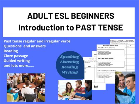 Adult Esl Beginners An Introduction To Past Tense Teaching Resources