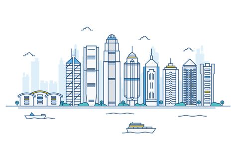 Skyline Illustration Pack 7 Buildings Illustrations Svg Png Eps