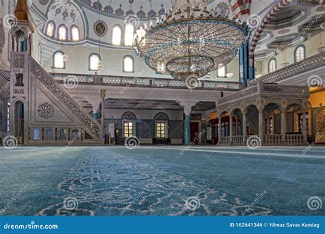 Interior View From Omer Duruk Mosque With Tile And Interior