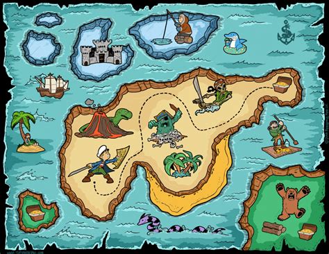 Pirate Treasure Map Printable Printable Maps