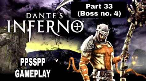 Dante S Inferno Ppsspp Gameplay Part 33 Boss 4 YouTube