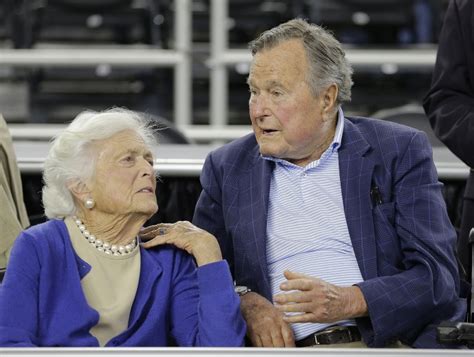 George Hw Bush And Wife Barbara Hospitalized As Precaution For